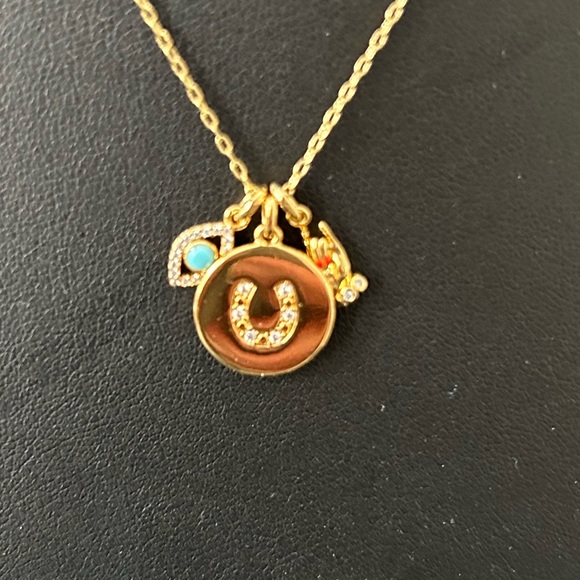 kate spade Jewelry - Kate, spade, NWOT evil eye mini pendant with 2 charms necklace